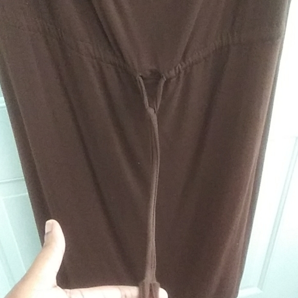 🚨Final Price🚨Avon Sleeveless Drawstring Dress with Lace Yoke - Picture 3 of 5